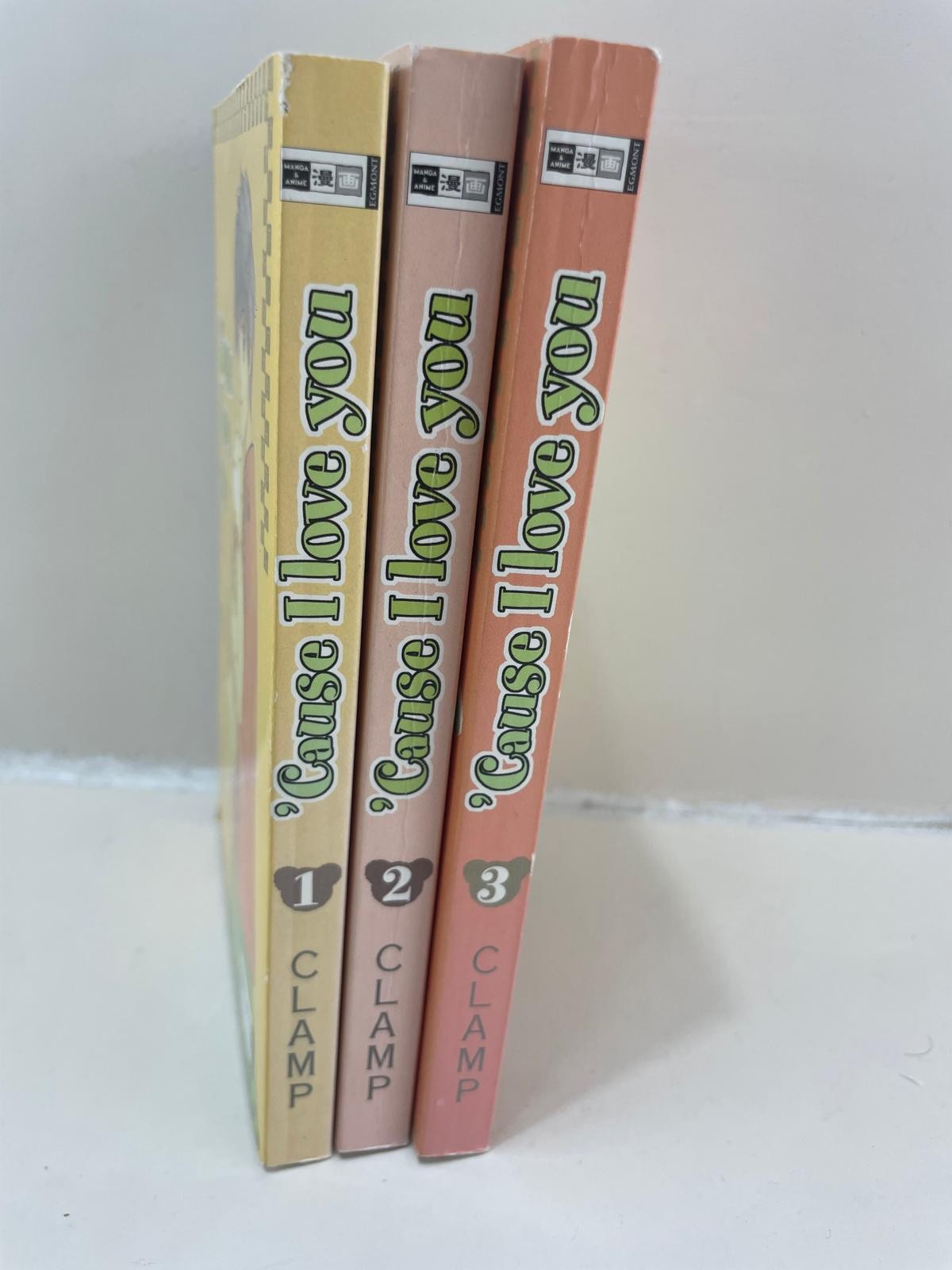 'cause I love you 1-3, confezione completa, condizioni accettabili, manga, italiano