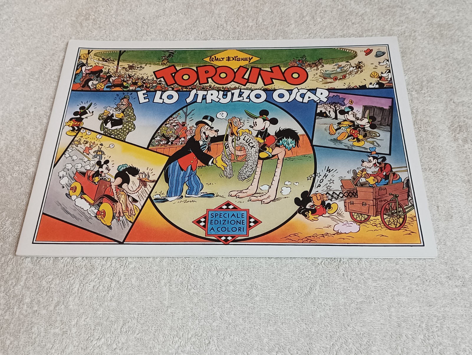 LE GRANDI STORIE DISNEY topolino e lo Struzzo Oscar REVIVAL COMICS del  1982