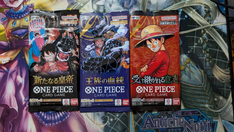 Tris pack JAP OP09-OP10-OP13 + centering tool card