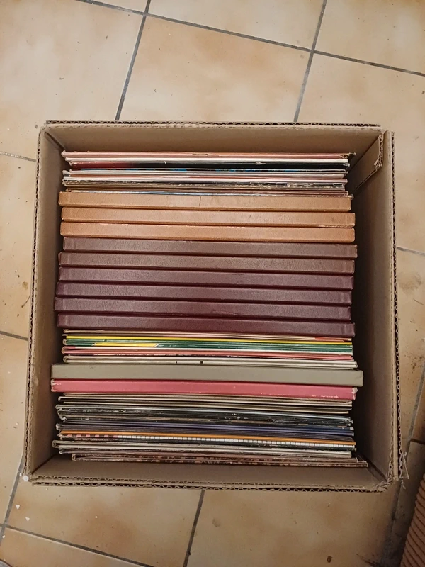 Doos met 50 lp's allerlei