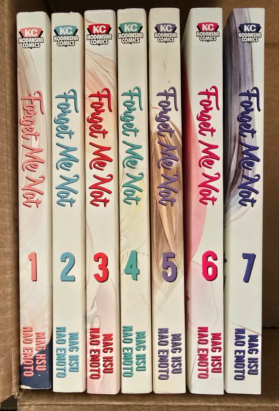 Forget Me Not COMPLETE serie manga vol 1-7 copertina morbida