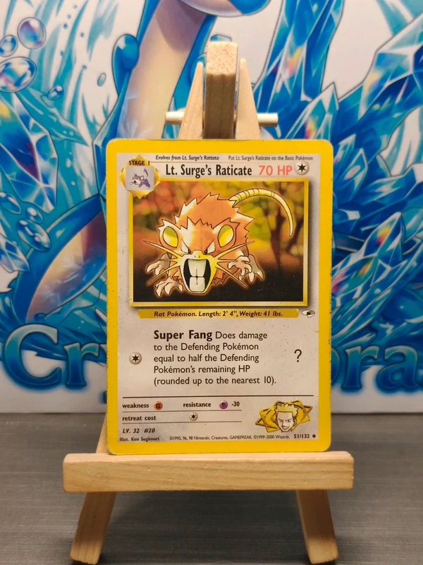 Lt. Surge's Raticate (GH 51) Gym Heroes