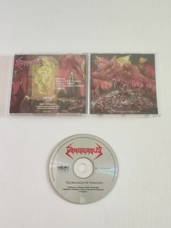 Dangerous The Shackles Of Existence cd ep thrash metal metallica artillery helstar