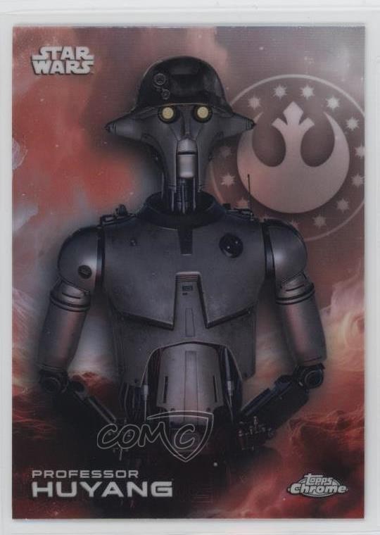 2025 Topps Chrome Star Wars Rifrattore Professor Huyang #148 1k7k