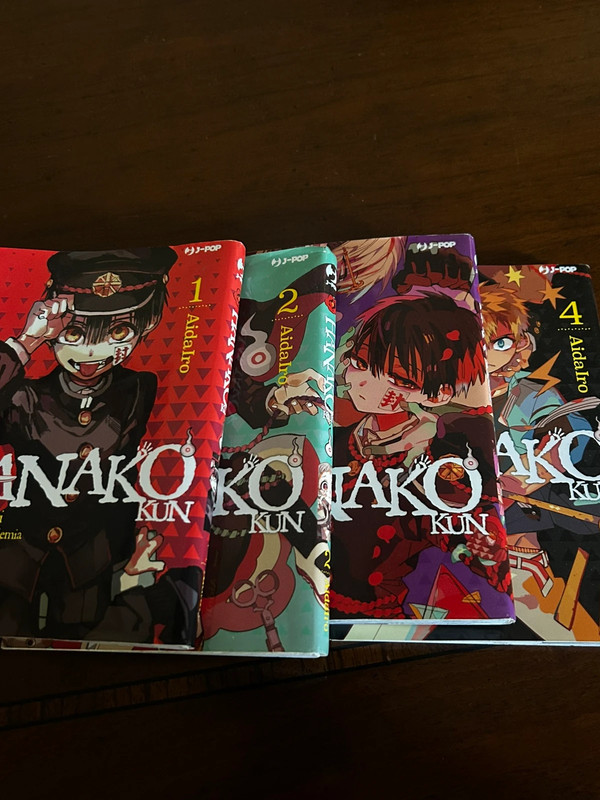 Primi 4 volumi di HANAKO fumetti manga