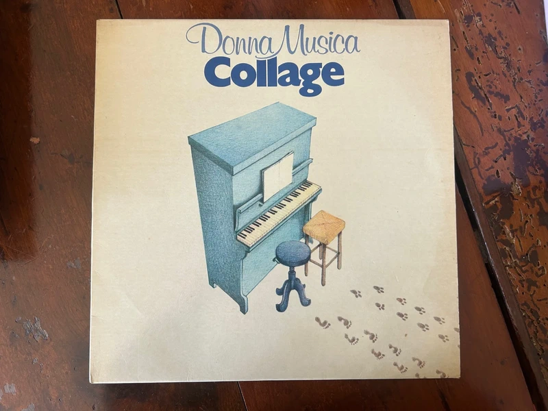 Vinile dona musica collage