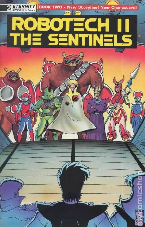 Robotech 2 Le Sentinelle Libro 2 #2 FN 1990 Immagine Stock