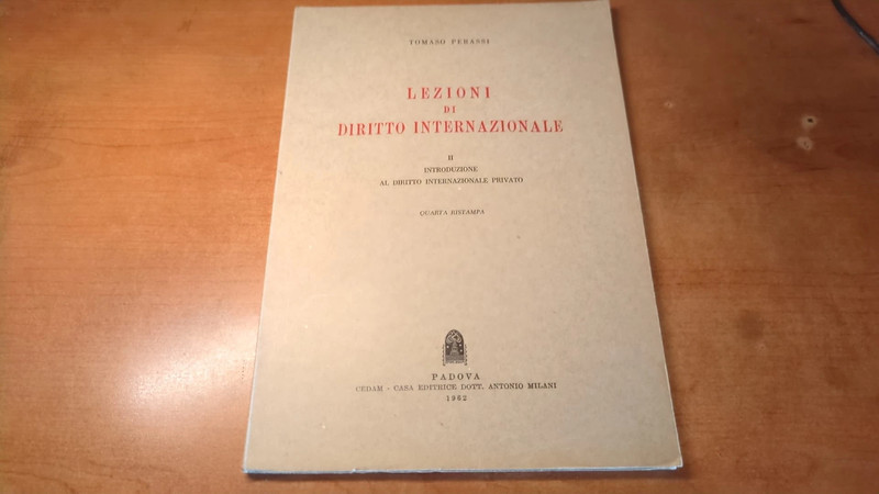 Lezioni di Diritto internazionale- Padova 1962