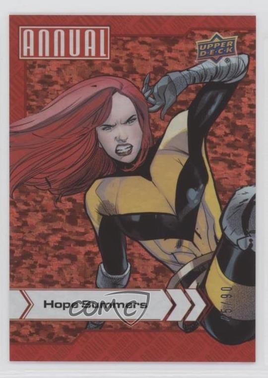 2022-23 Upper Deck Marvel Annual Red /90 Hope Summers #37 0ih4