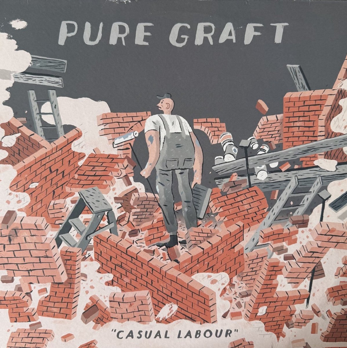 Pure Graft - Casual Labour EP (12") (VG+/VG)