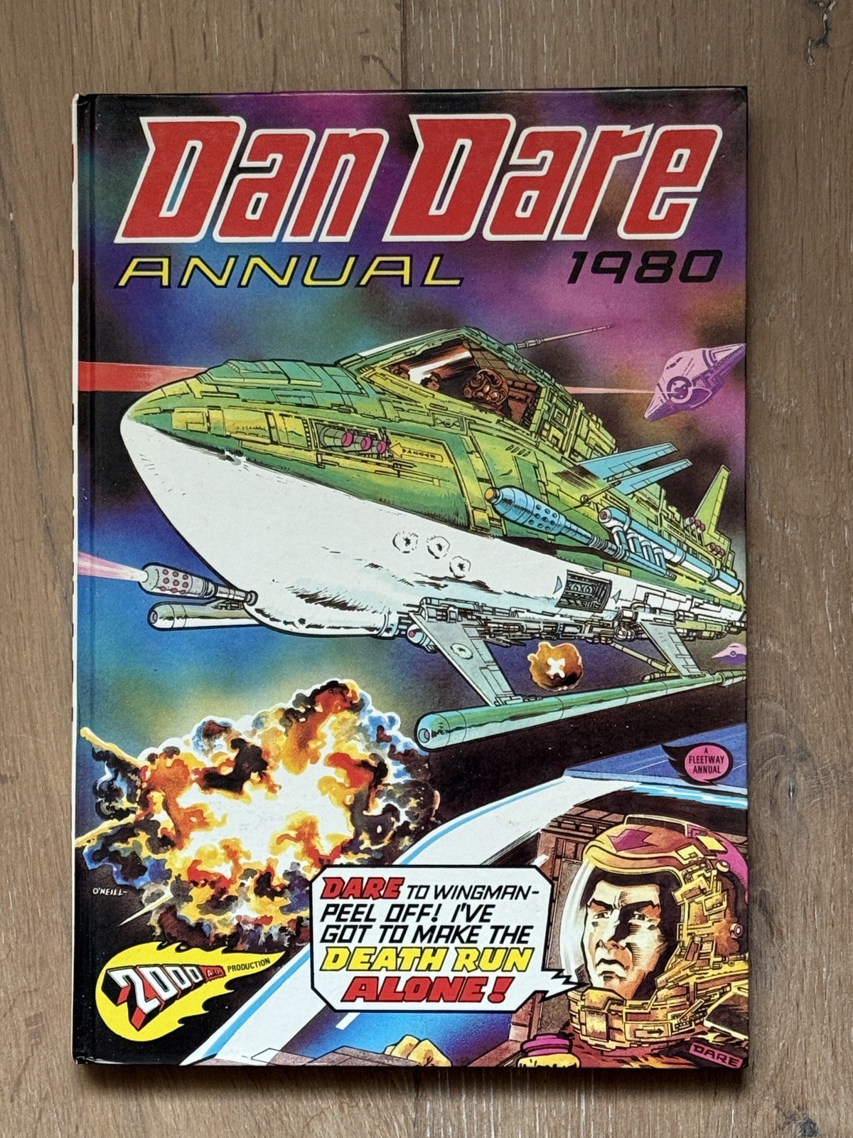 Dan Dare 1980 Annual Judge Dredd 2000ad By Fleetway