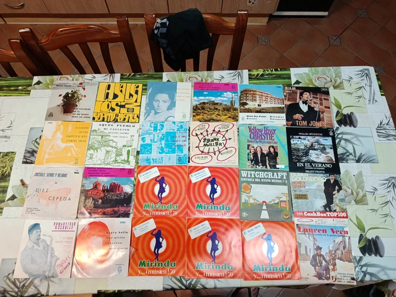 Lote Vinilos Single Vintage 60s/70s - Colección Mirinda, Tom Jones y Más