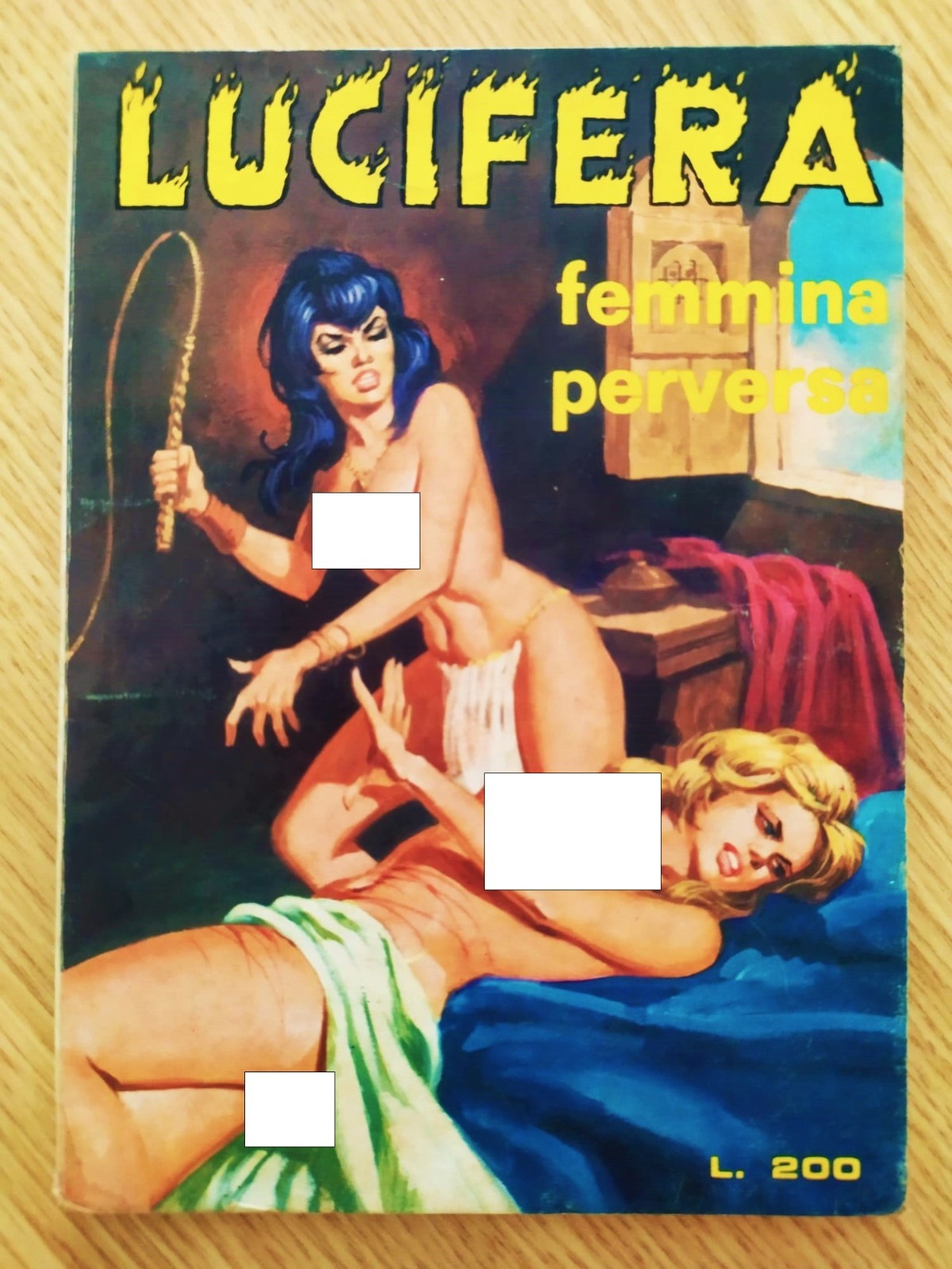 LUCIFERA n. 12  - 1972 -  Femmina perversa - BUONO - Leone Frollo - EDIPERIODICI