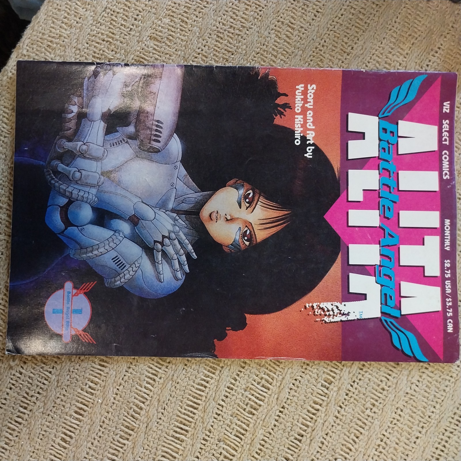 Battle Angel Alita Issue 1 American import 1992 comic Yukito Kishiro