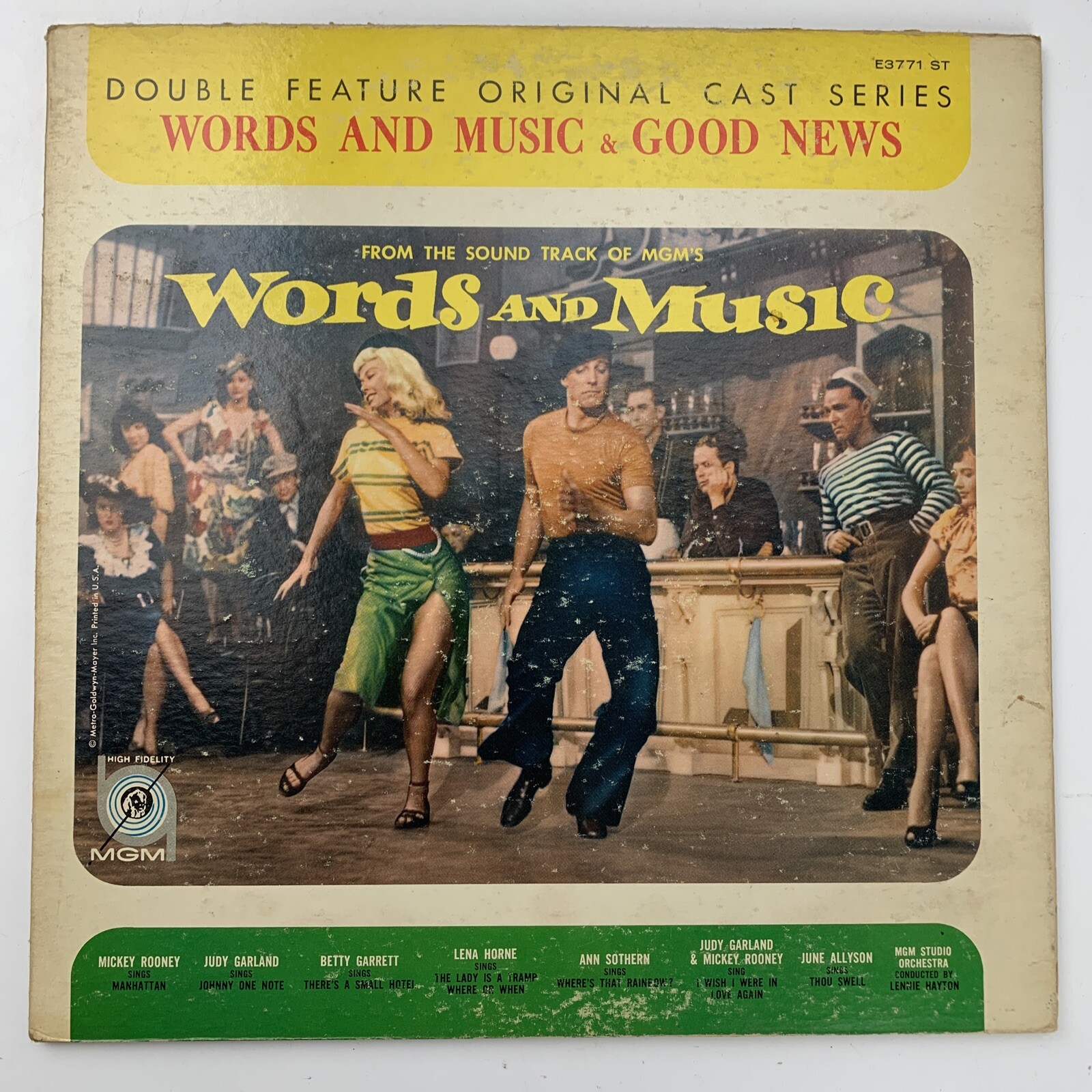 Words and Music / Good News Soundtrack LP Record Album Vinyl