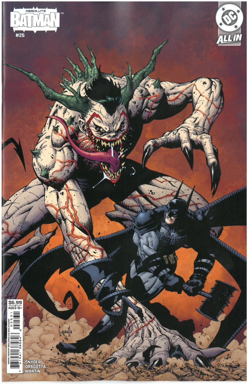 ABSOLUTE BATMAN #25 CVR C GREG CAPULLO CARD STOCK VARIANT 10/28/26
