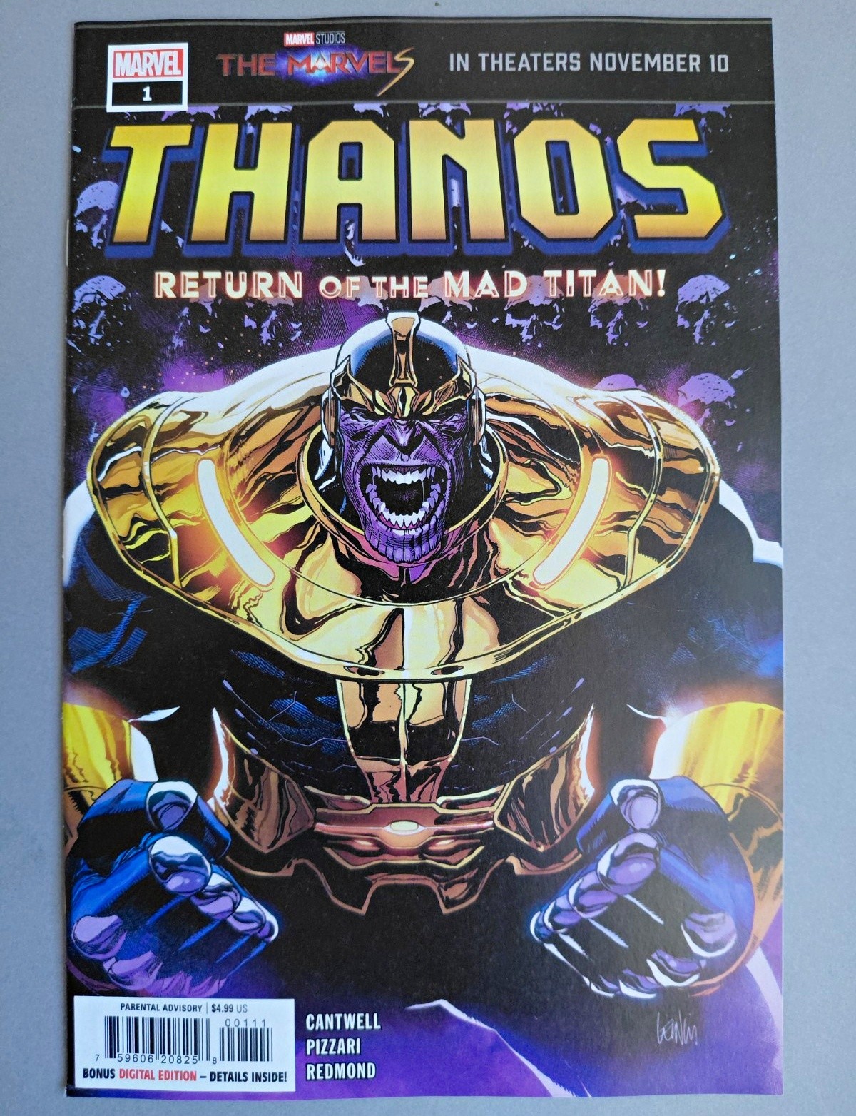 THANOS #1 (Cantwell/Pizzari) Marvel 2024 1st Print VFN+