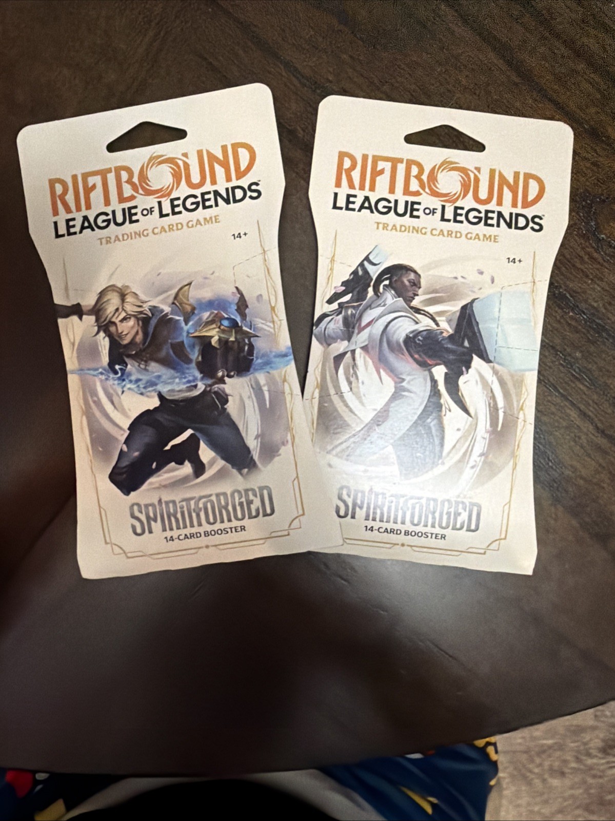 (2) Lotto Booster Pack Riftbound Spiritforged sigillato in fabbrica League of Legends TCG
