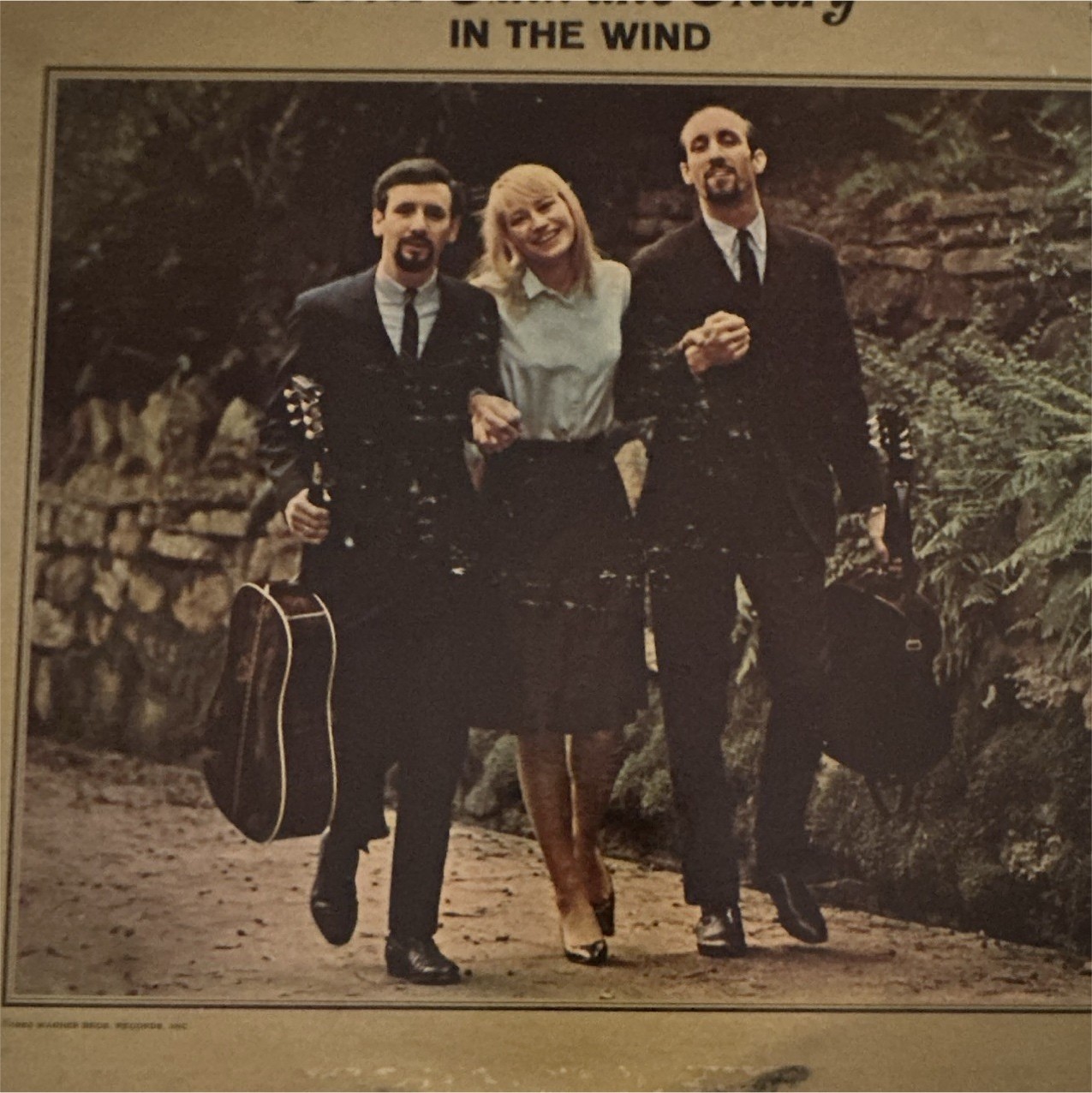 Peter Paul and Mary In The Wind LP Vinyl 12" Stereo Warner Bros. W 1507 Folk