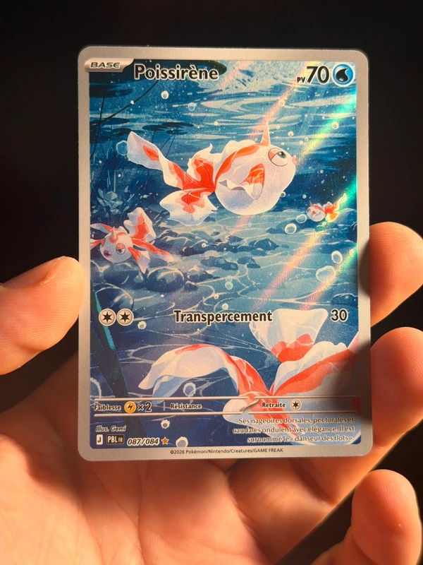 Carte Pokémon - Poissirène 087/084 - Nuit noire
