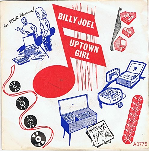 Billy Joel - Uptown Girl - Used Vinyl Record 7 - G6244z