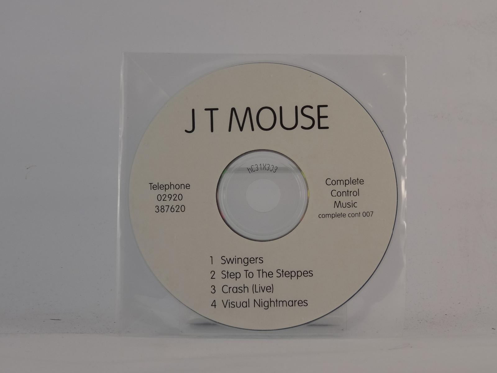 JT MOUSE SWINGERS (E48) 4 Track Promo CD Single including Plastic Sleeve COMPLET