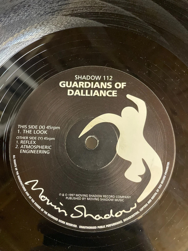 12" Drum & Bass - Moving Shadow - Guardians Of Dalliance – Atmospheric Engineering