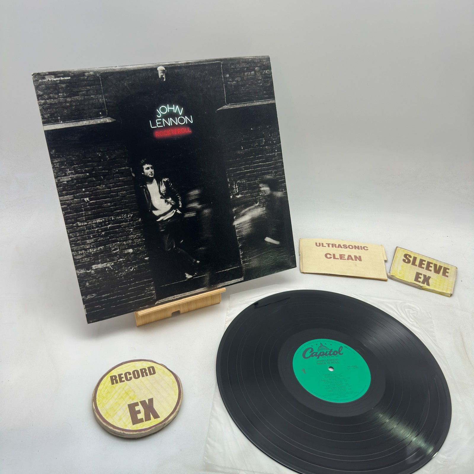 John Lennon - Rock 'N' Roll EX/EX 1980 Jacksonville Ultrasonic Clean Press