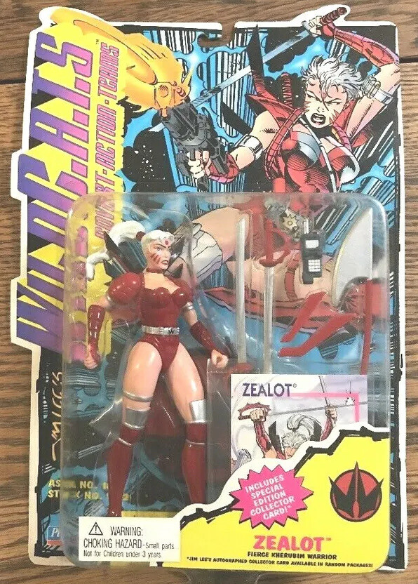 Hasbro WILDC.A.T.S Zelot 1994 giocattolo cardato nuovo in confezione