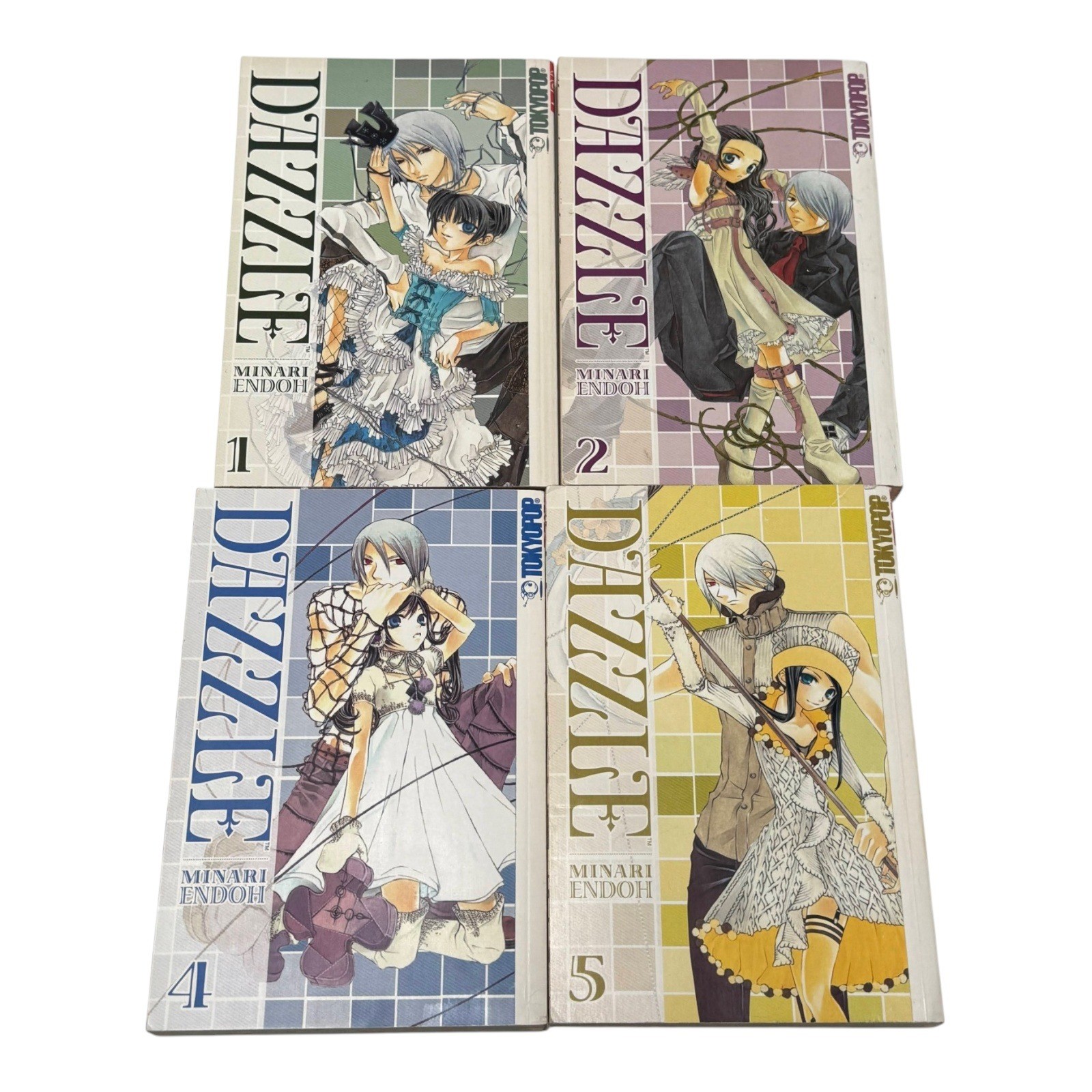 Dazzle Manga Lot 4 Minari Endoh Vol 1 2 4 5 Book PB Tokyopop Teen