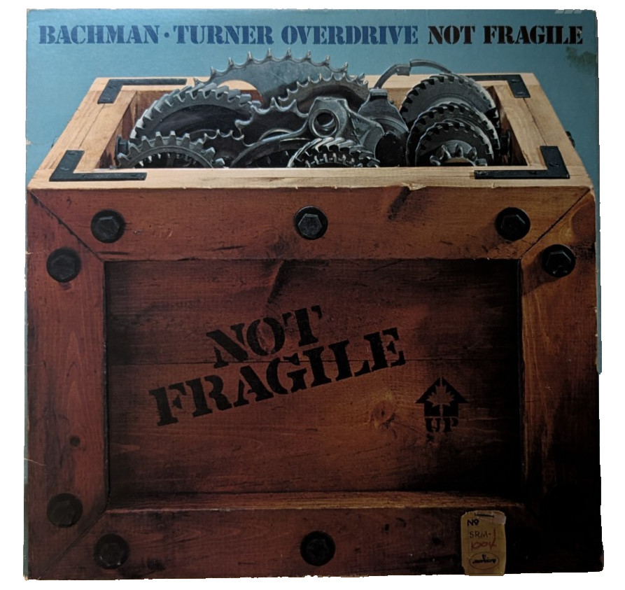 Bachman-Turner Overdrive Not Fragile 1974 Mercury *READ* COVER ONLY NO RECORD VG