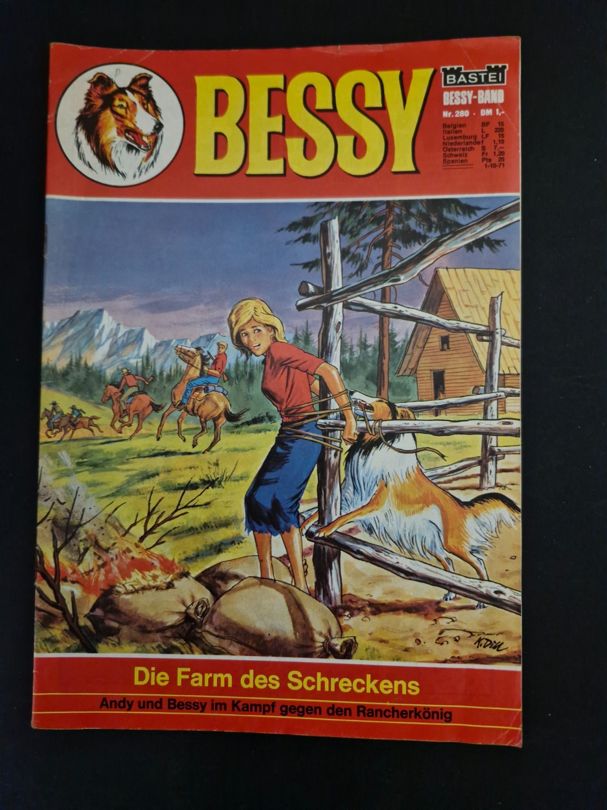 Fumetto Bessy n.280 (Bastei 1ª Edizione) Z1-2