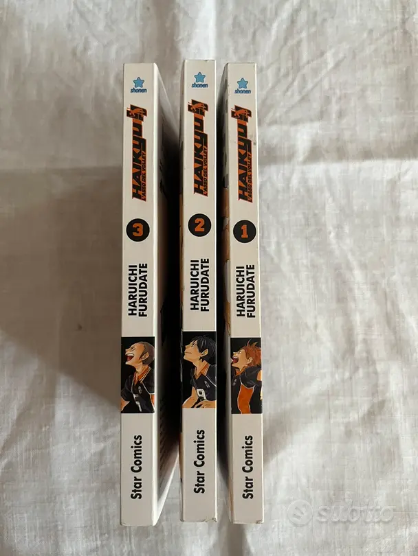 Manga Haikyu!! Star Comics - Lotto volumi 1-3