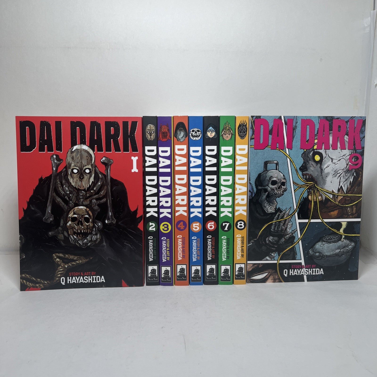 Dai Dark Manga Vol 1-9 set inglese di Q Hayashida