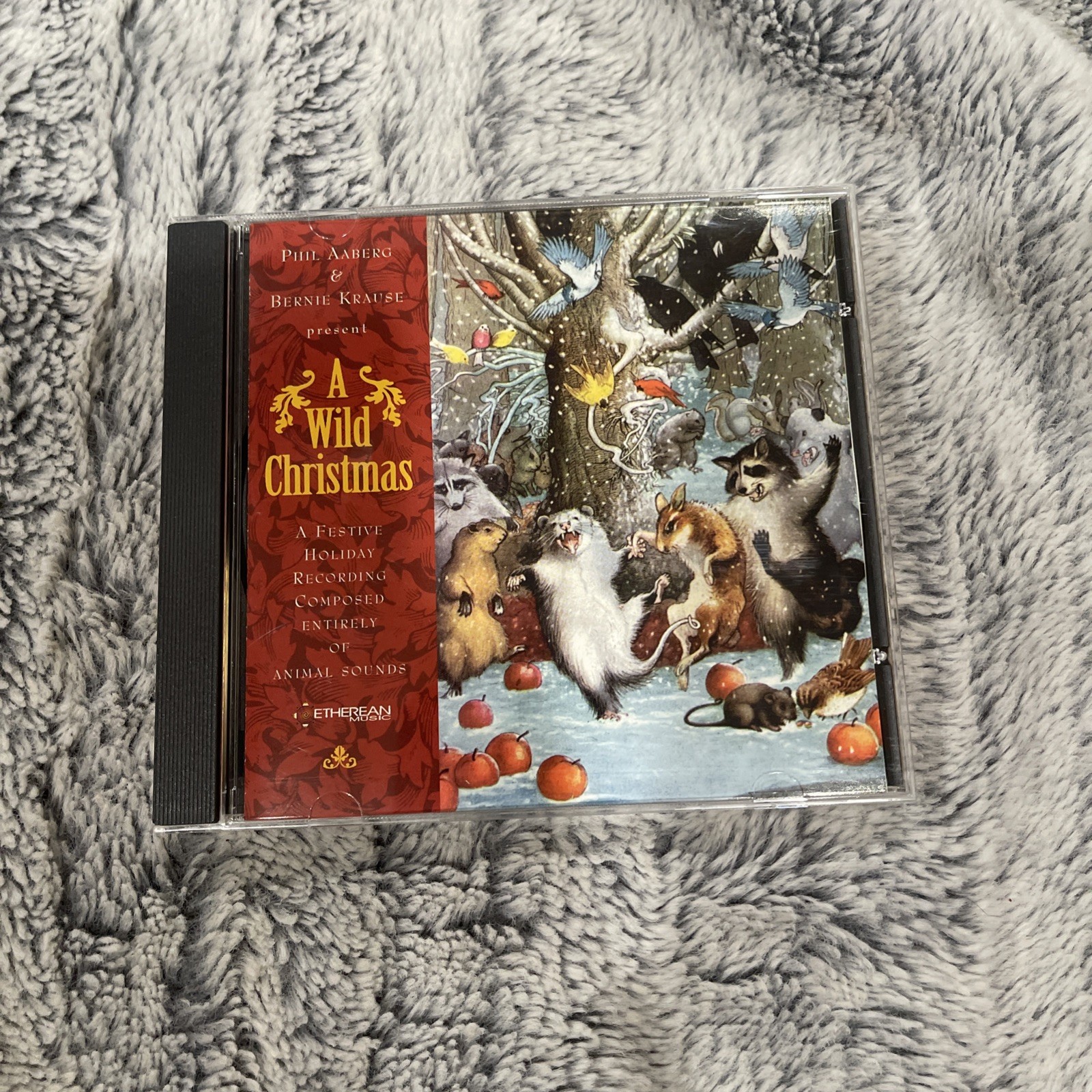 Phil Aaberg Bernie Krause A Wild Christmas CD Album Holiday Etherean 1994