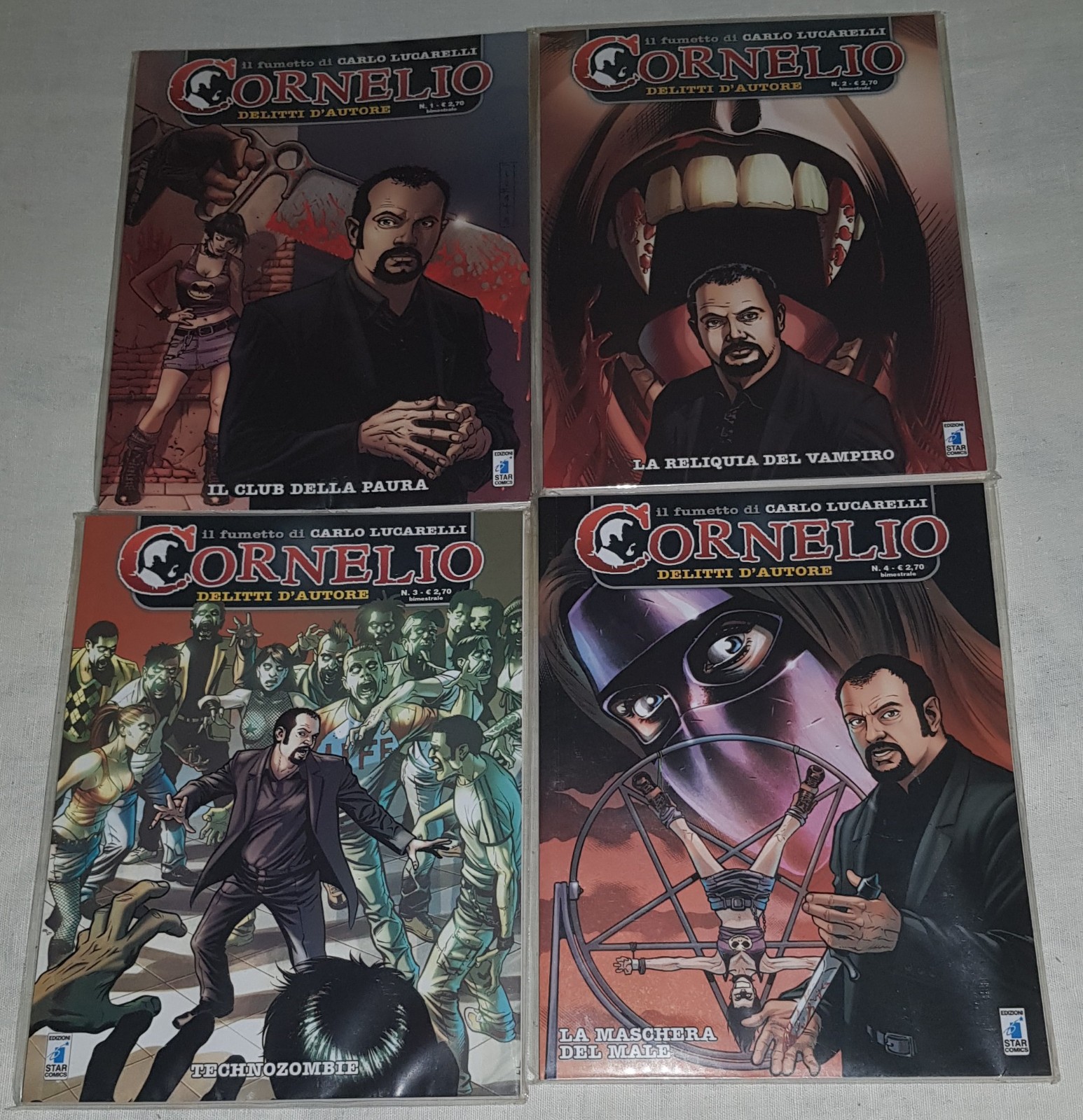 Cornelio n. 1/4  di Carlo Lucarelli Ed. Star Comics