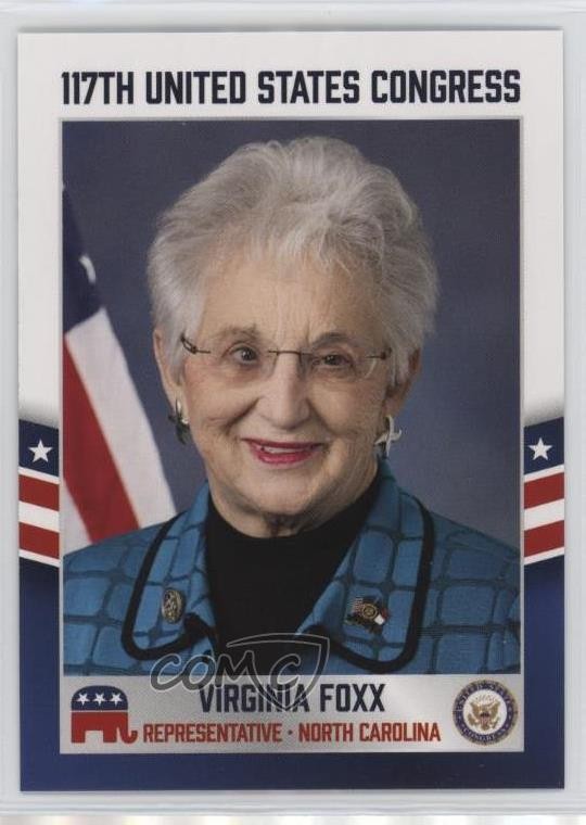 2021 Fascinating Cards US Congress Virginia Foxx #389 0w6