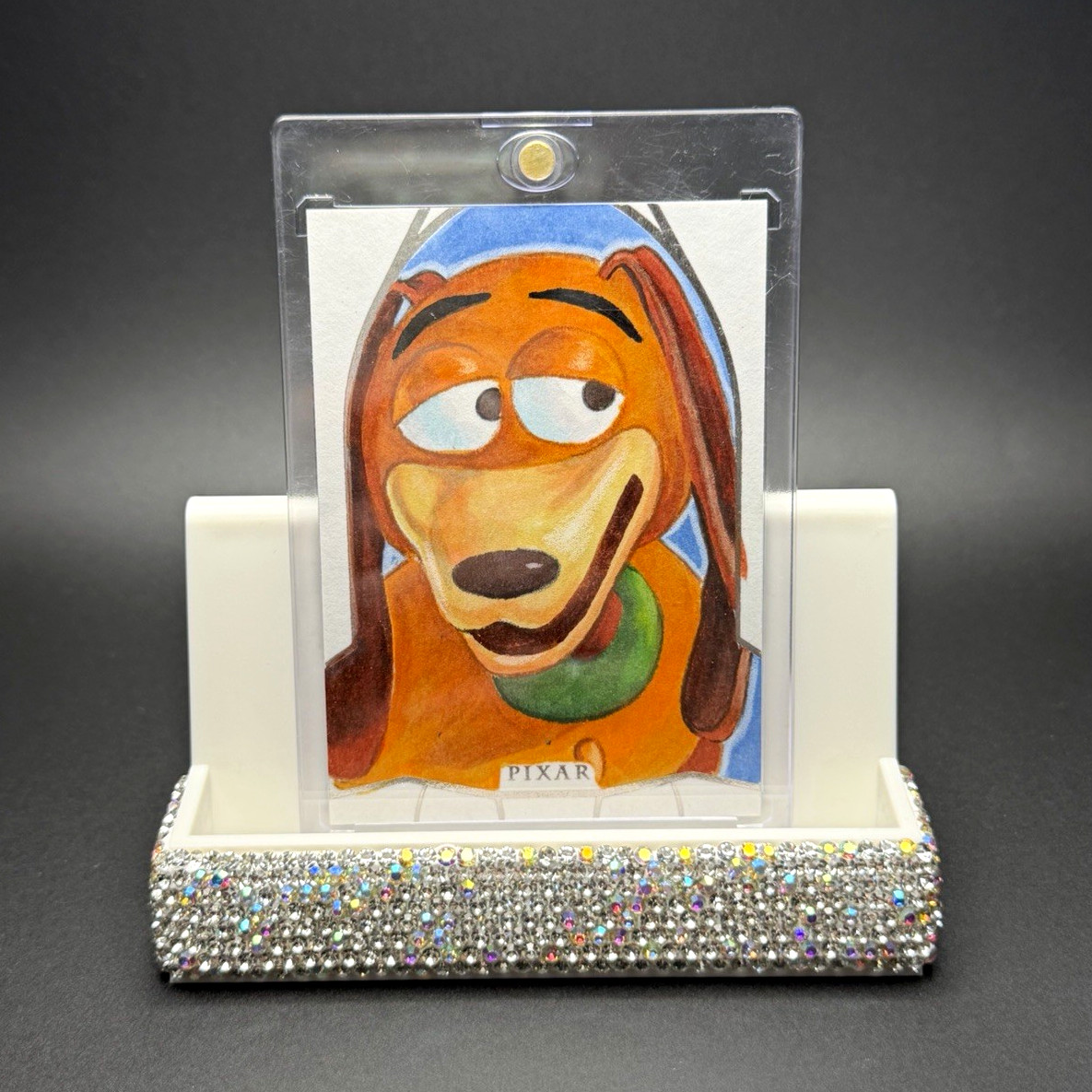 Topps 2025 30 anni di Toy Story Slinky Dog Sketch Card Frank Sansone Sketch