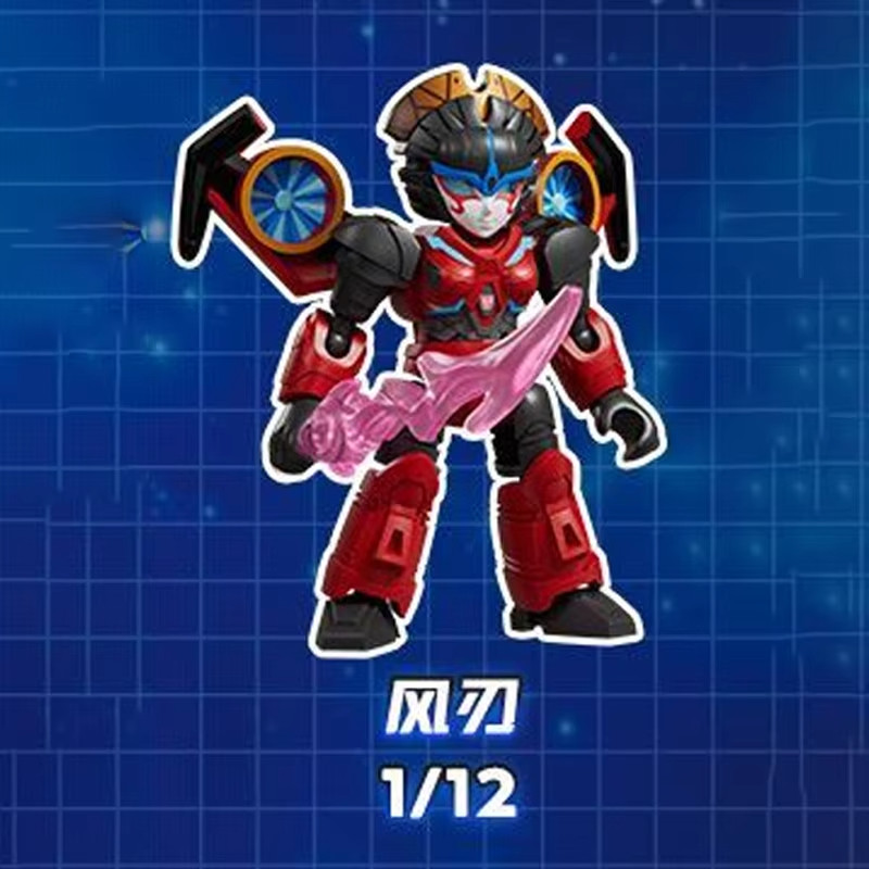 Blokee Transformers Windblade Battle Stars Defender Ver. Modellino 08