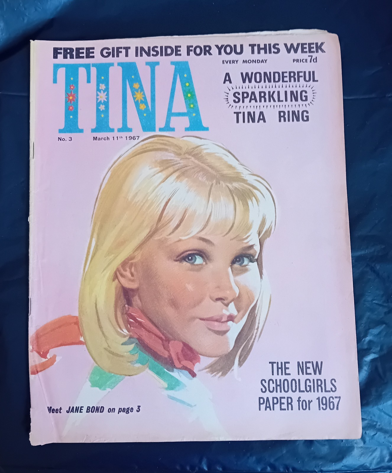 TINA comic #3 (11/03/1967). Jane Bond/Trolls/Black Beauty. GD/VG