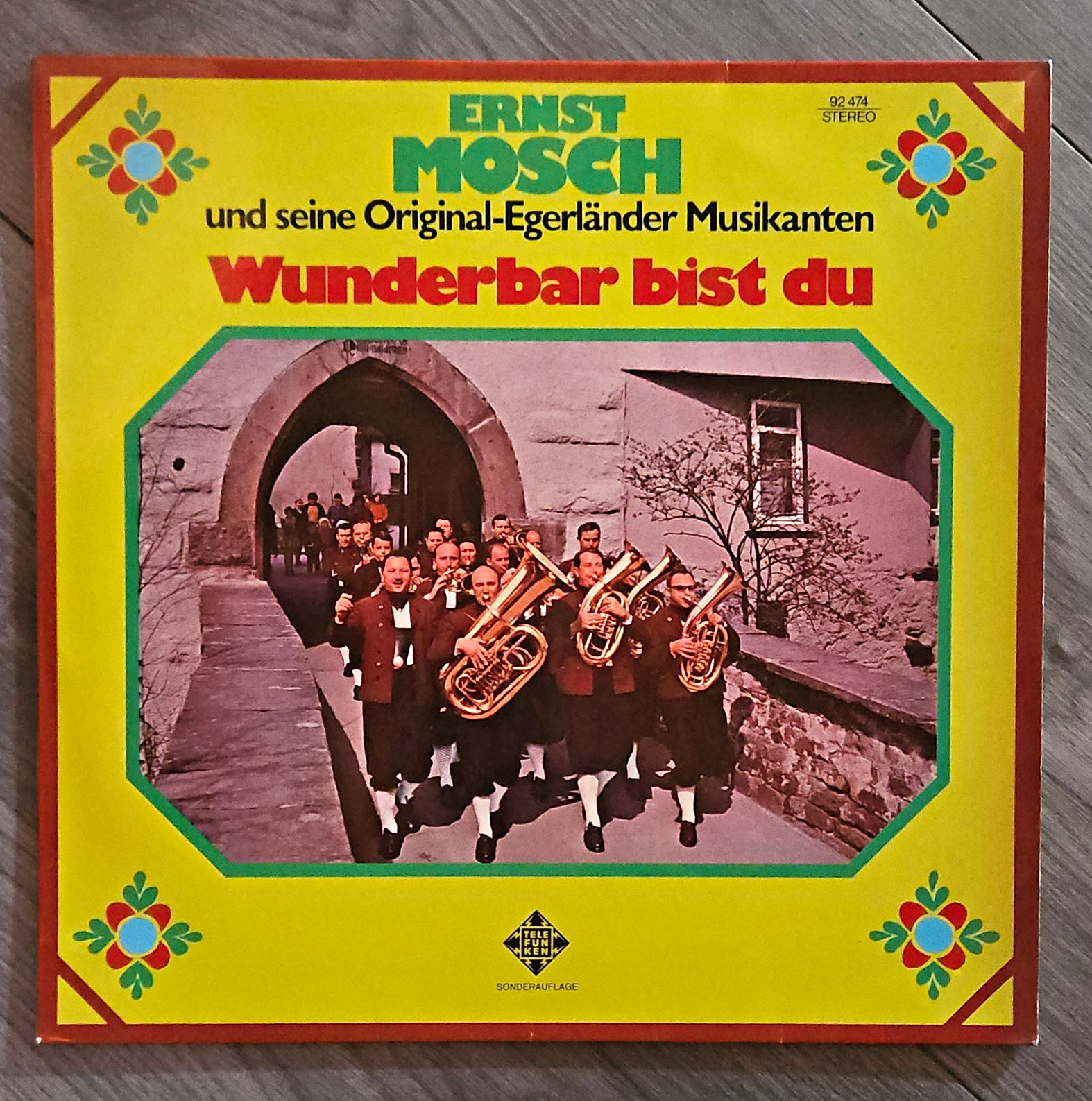 4 x LP mit  Sonderauflage Ernst Mosch Wunderbar bist du 92 Egerländer 474
