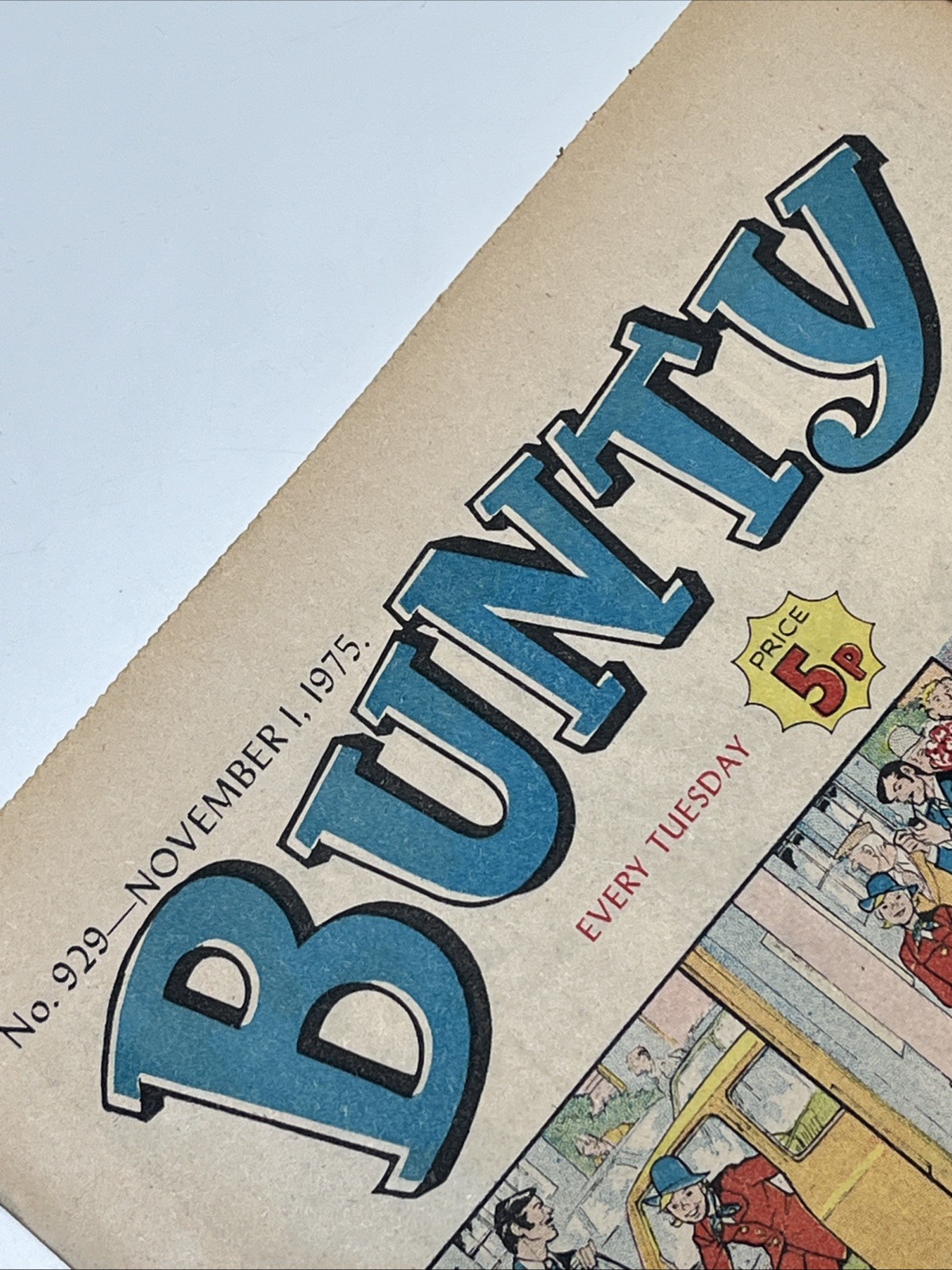 BUNTY COMIC - NOVEMBER 1st 1975 - Vintage 70s Girls Comic