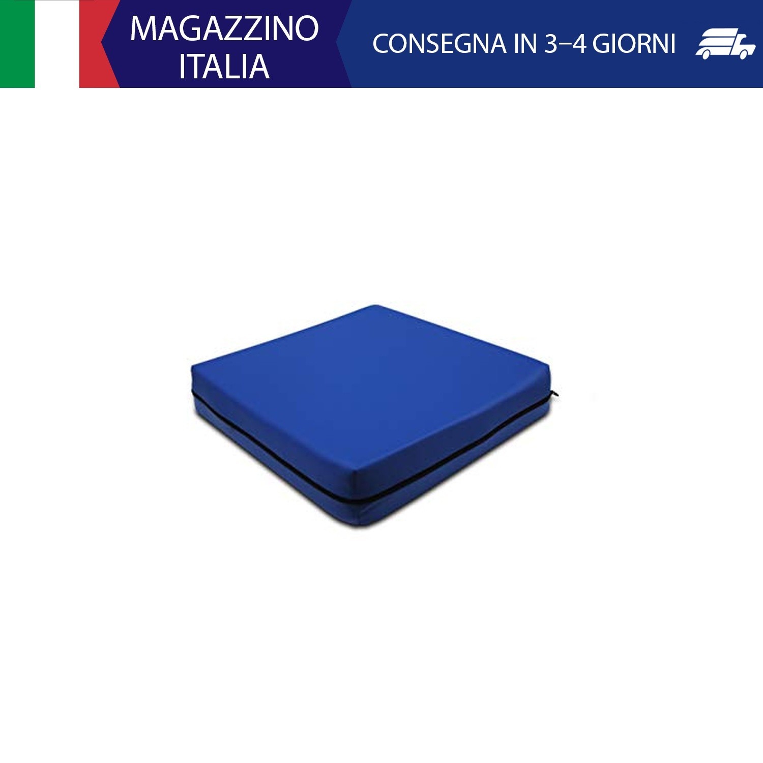 PEPE Mobility Cuscino Antidecubito per Sedia a Rotelle (42 x 42 x 8 cm), Memory