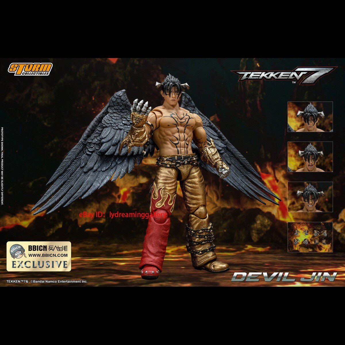 Storm Toys BNTK05SP Tekken 7 Jin Kazama 1/12 Scale Limited Edition Action Figure