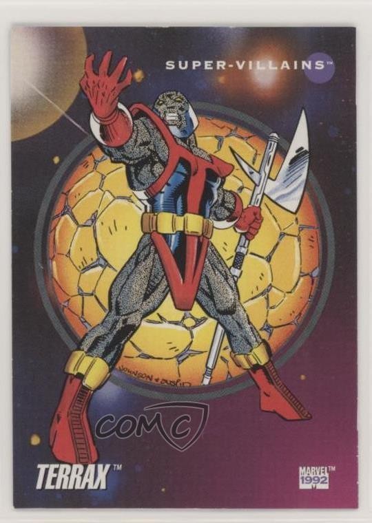 1992 Impel Marvel Universe Serie III Super-Villains Terrax #134 0nl0