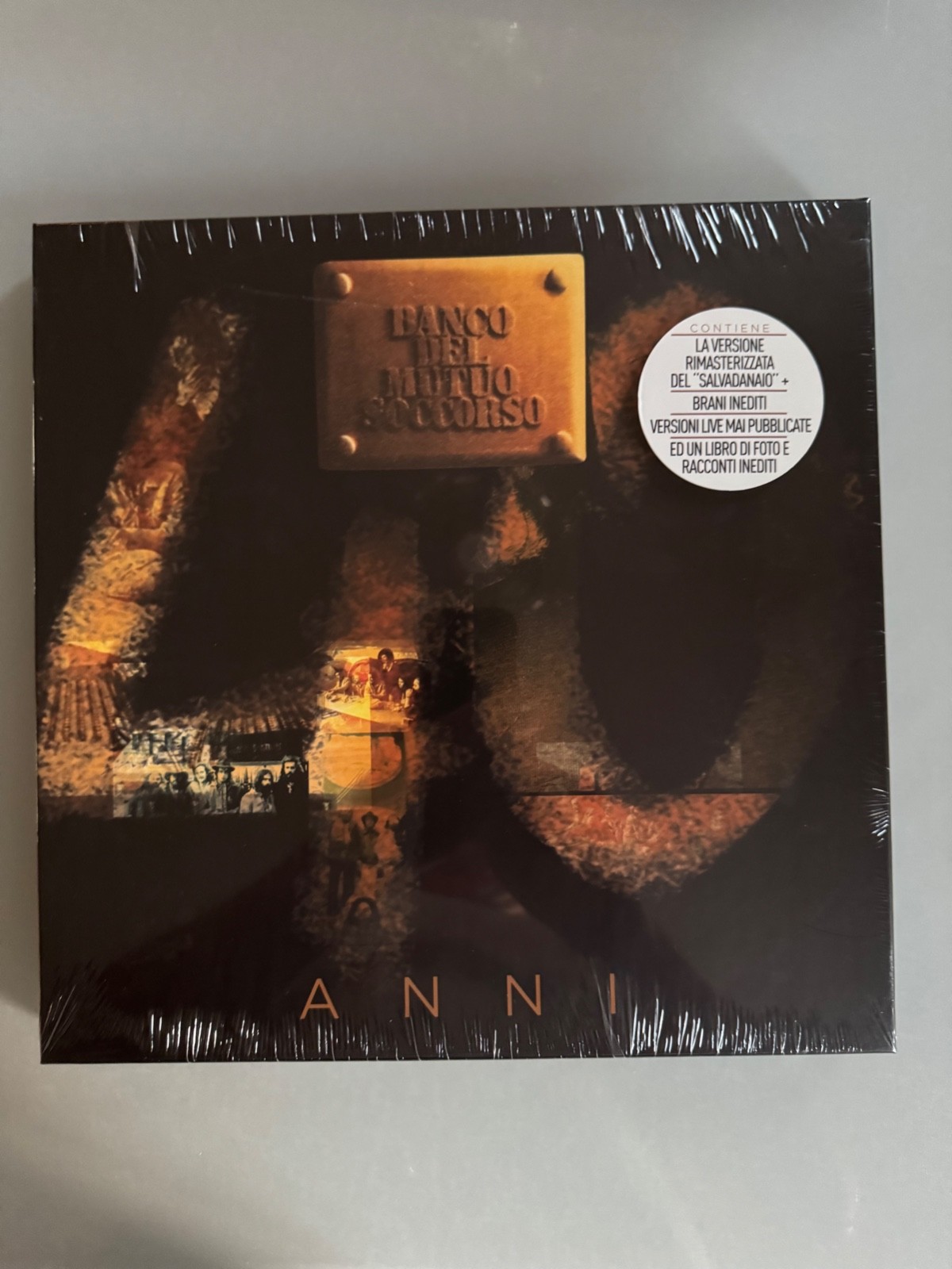 BANCO DEL MUTUO SOCCORSO BOX 2 LP + BOOK  40 ANNI 2012 SONY MUSIC RCA SEALED