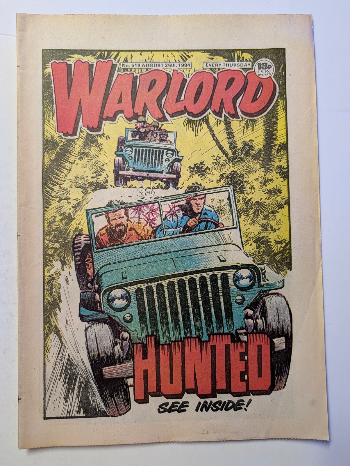Warlord Comic No 518, August 25th 1984.