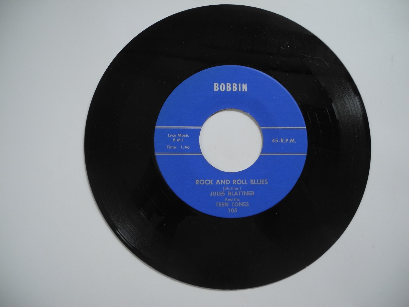 JULES BLATTNER Rock And Roll Blues / Gamblin' Man 45 7" single US re(1975) EX