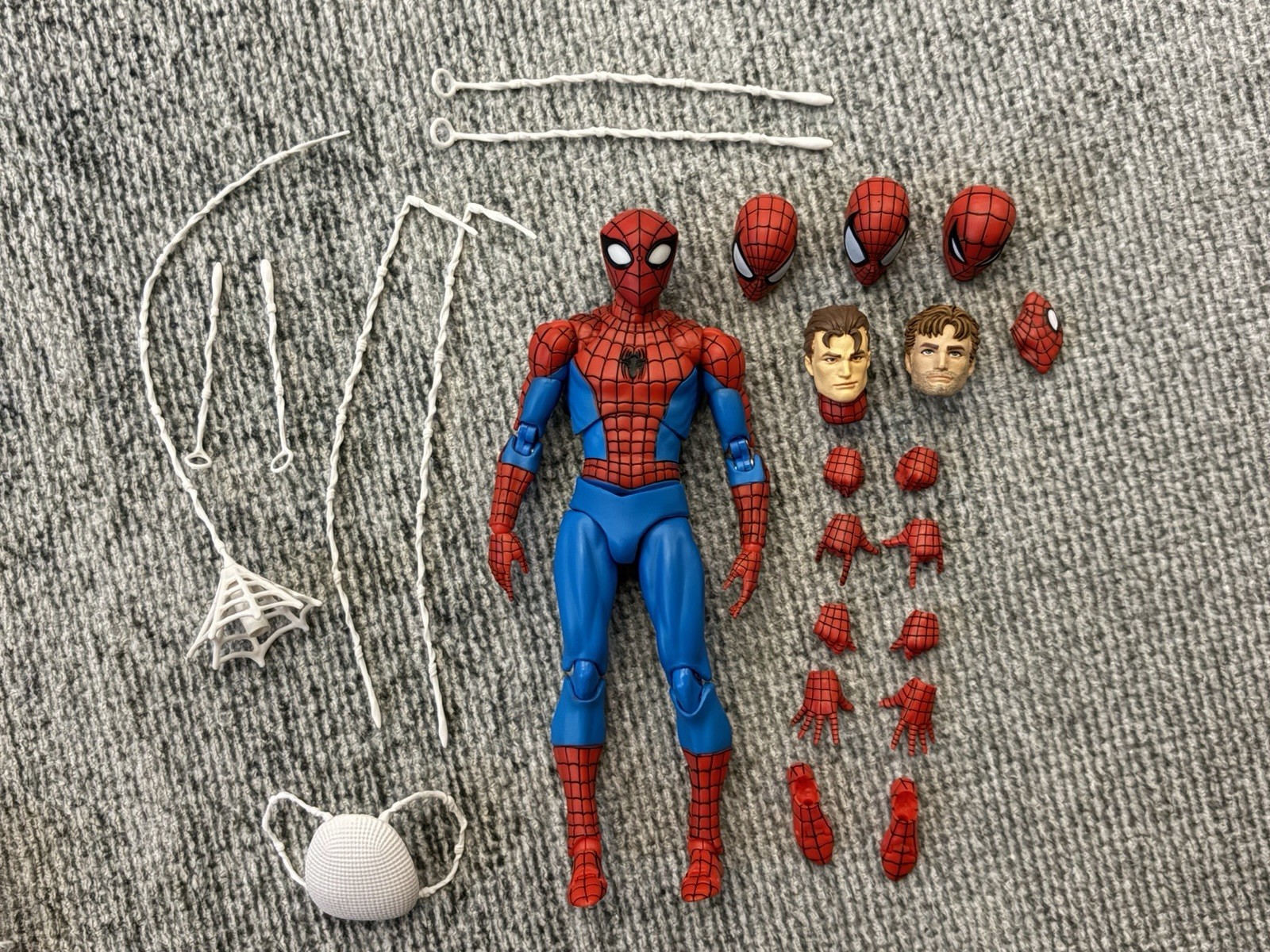 CT Toys Spettacolare Spider-Man Personalizzato Figura Mafex Bootleg