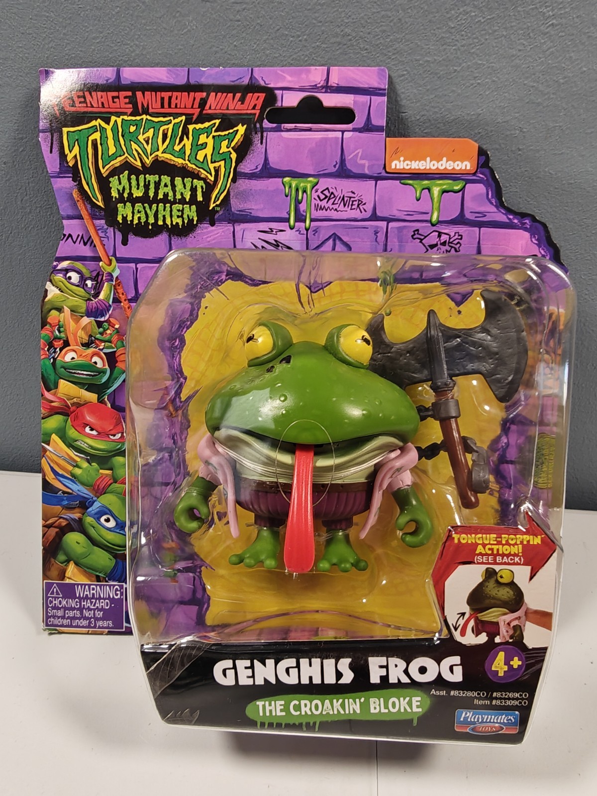 Teenage Mutant Ninja Turtles Mutant Mayhem Gengis Frog Figura Sigillata TMNT